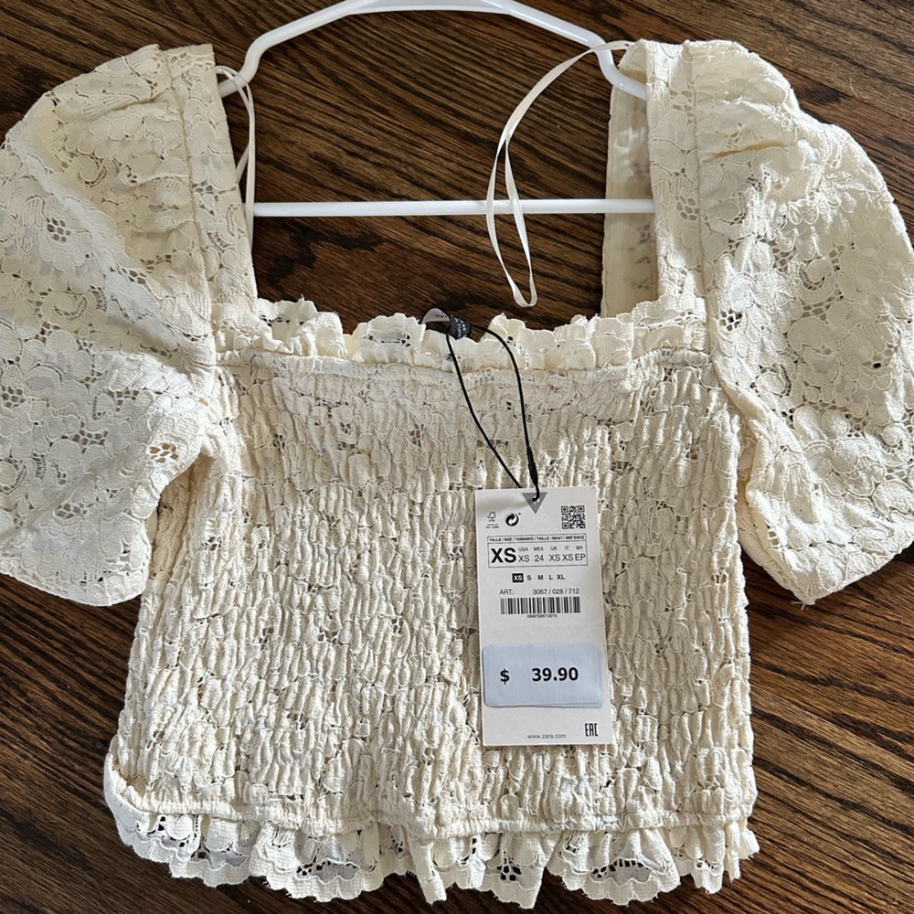 Zara lace top